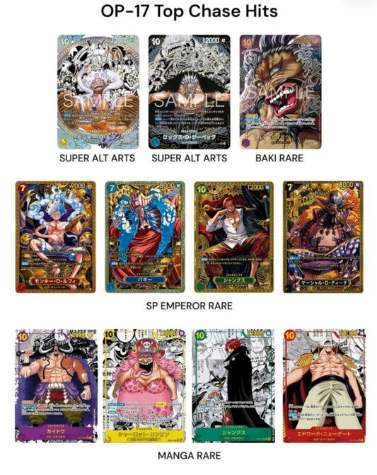 OP17 Booster Box (Japanese) - The World's Strongest Warriors [Pre-Order]
