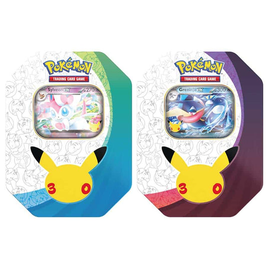 Pokémon TCG: 30th Celebration ex Tins [Pre-Order]